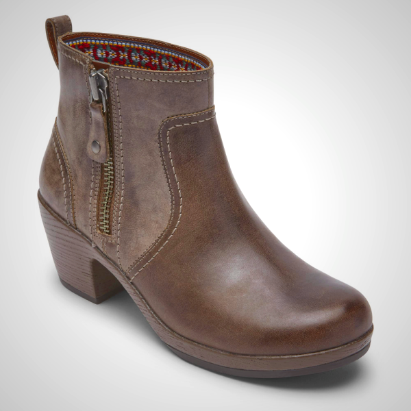 Rockport Boots For Womens Grey - Brynn Rouched - ZR1248053