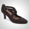 Rockport Heels For Womens Black - Sharna Cross-Strap - RL9701862
