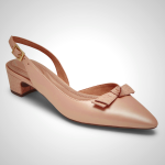 Rockport Heels For Womens White - Total Motion Gracie Bow Slingback - VR6485301