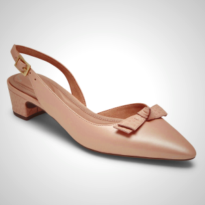 Rockport Heels For Womens White - Total Motion Gracie Bow Slingback - VR6485301