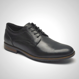 Rockport Men's Charlee Waterproof Oxford Shoes - Black Plain Toe