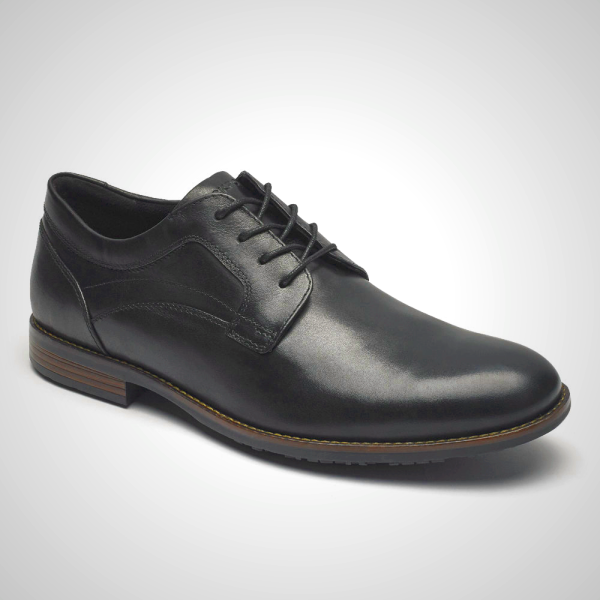 Rockport Men's Charlee Waterproof Oxford Shoes - Black Plain Toe