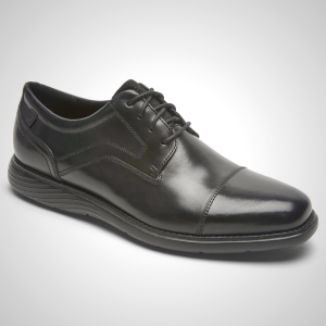 Rockport Men's Black Oxfords - Total Motion Advance Plain Toe RD1345709