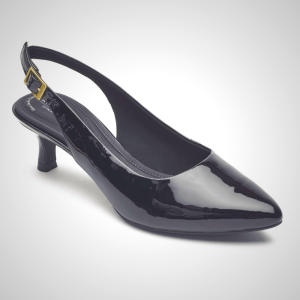 Rockport Pumps For Womens Black - Total Motion Esty Luxe Cap Toe - ZM2106739