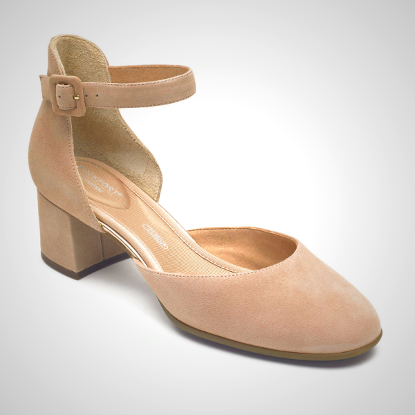 Rockport Pumps For Womens Beige - Total Motion Sydney Bow - NF7530496