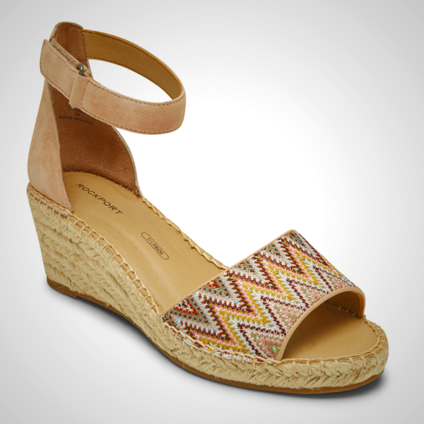 Rockport Sandals For Womens Red - Weekend Casuals Lanea Quarter-Strap - DC2538906