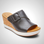 Rockport Slides For Womens Black - Lyla Buckle - WE2537416