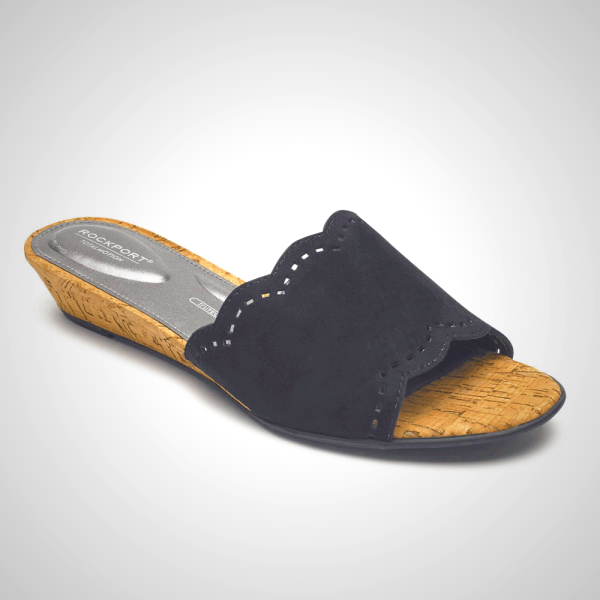 Rockport Slides For Womens Pink - Lyla Banded - KD2194536