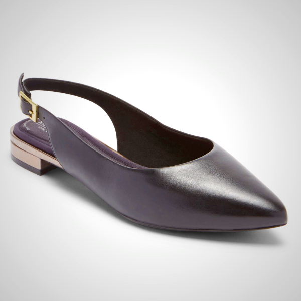 Rockport Slingback For Womens Burgundy - Total Motion Adelyn - DO8705946