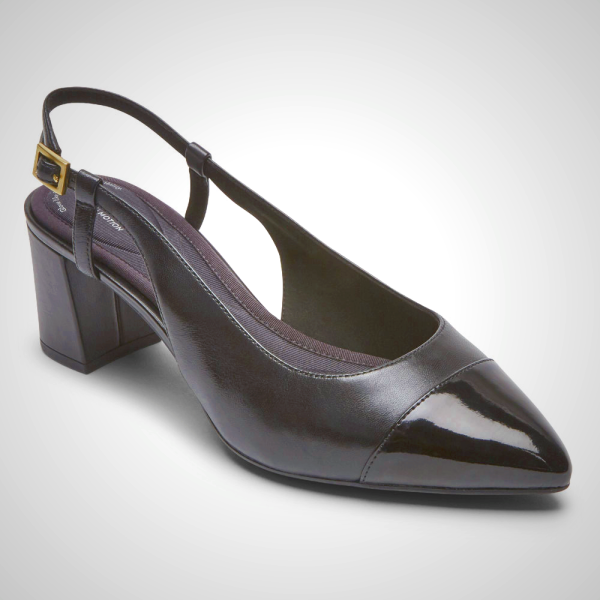 Rockport Slingback For Womens Black - Total Motion Zuly Studded - YE1657403