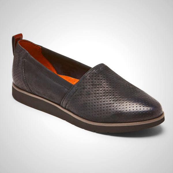 Rockport Slip-On For Womens Black - City Lites Robyne - KL4869703