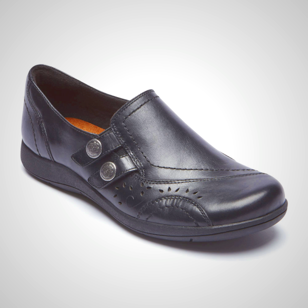 Rockport Slip-On For Womens Black - truFLEX Parissa Studded Gore - BM8312905