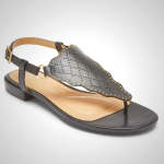 Rockport Thongs For Womens Gold - Total Motion Zosia Perforated - BP1403652