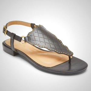 Rockport Thongs For Womens Gold - Total Motion Zosia Perforated - BP1403652