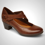 Rockport Wedges For Womens Brown - Cobb Hill Kailyn Asymmetrical Mary Jane - SF2957813